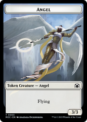 Angel (3) // Demon Double-Sided Token [March of the Machine Commander Tokens] | Exor Games Bridgewater
