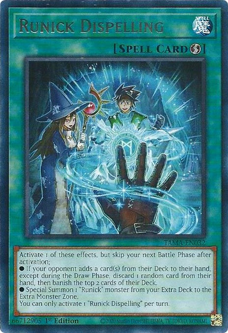 Runick Dispelling [TAMA-EN032] Rare | Exor Games Bridgewater