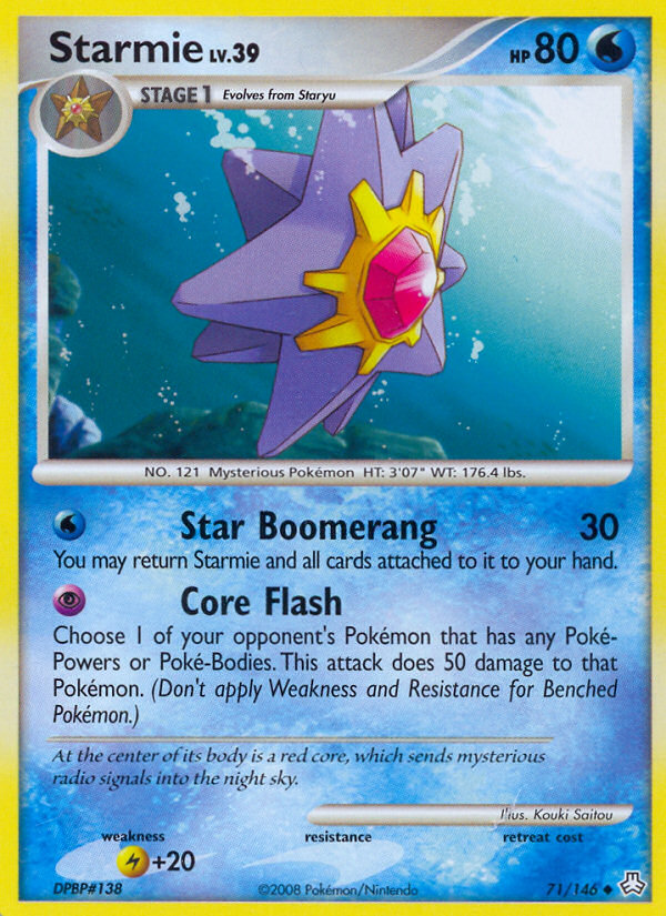 Starmie (71/146) [Diamond & Pearl: Legends Awakened] | Exor Games Bridgewater