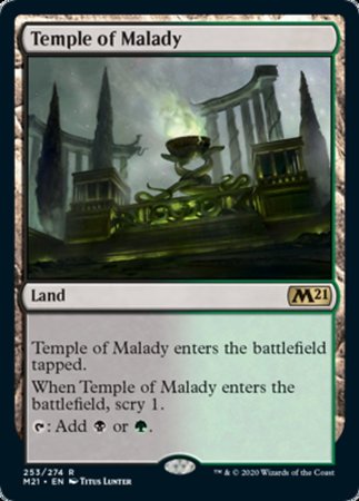 Temple of Malady [Core Set 2021] | Exor Games Bridgewater