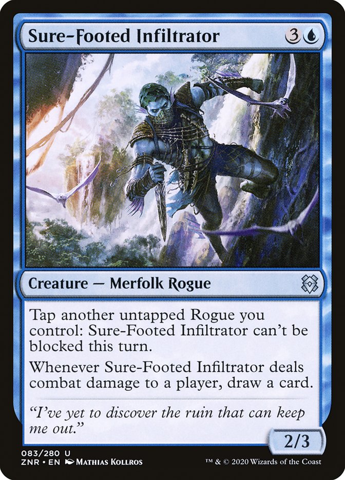 Sure-Footed Infiltrator [Zendikar Rising] | Exor Games Bridgewater