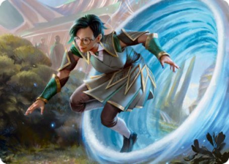 Vortex Runner Art Card [Strixhaven: School of Mages Art Series] | Exor Games Bridgewater