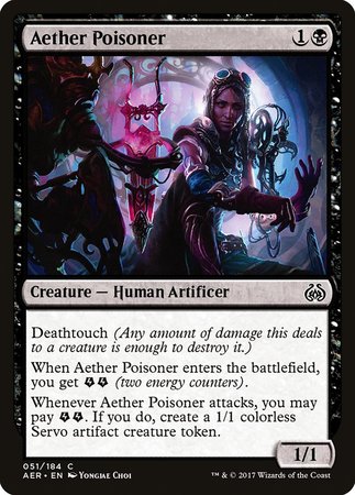 Aether Poisoner [Aether Revolt] | Exor Games Bridgewater