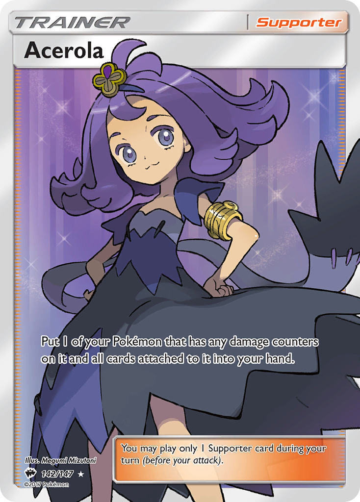 Acerola (142/147) [Sun & Moon: Burning Shadows] | Exor Games Bridgewater