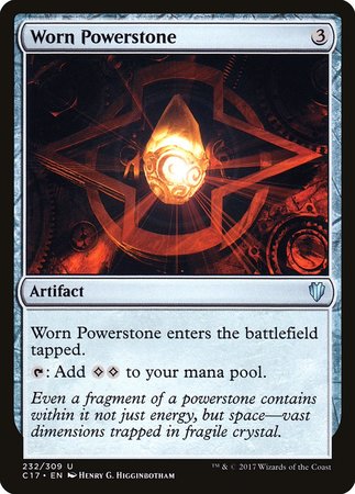 Worn Powerstone [Commander 2017] | Exor Games Bridgewater