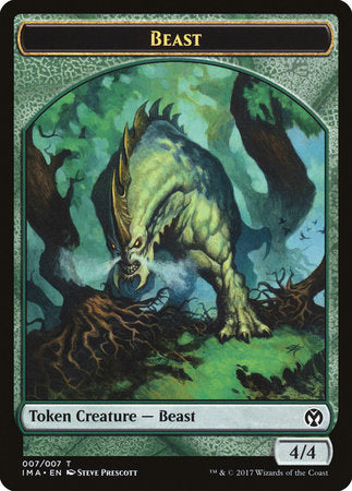 Beast Token (007) [Iconic Masters Tokens] | Exor Games Bridgewater