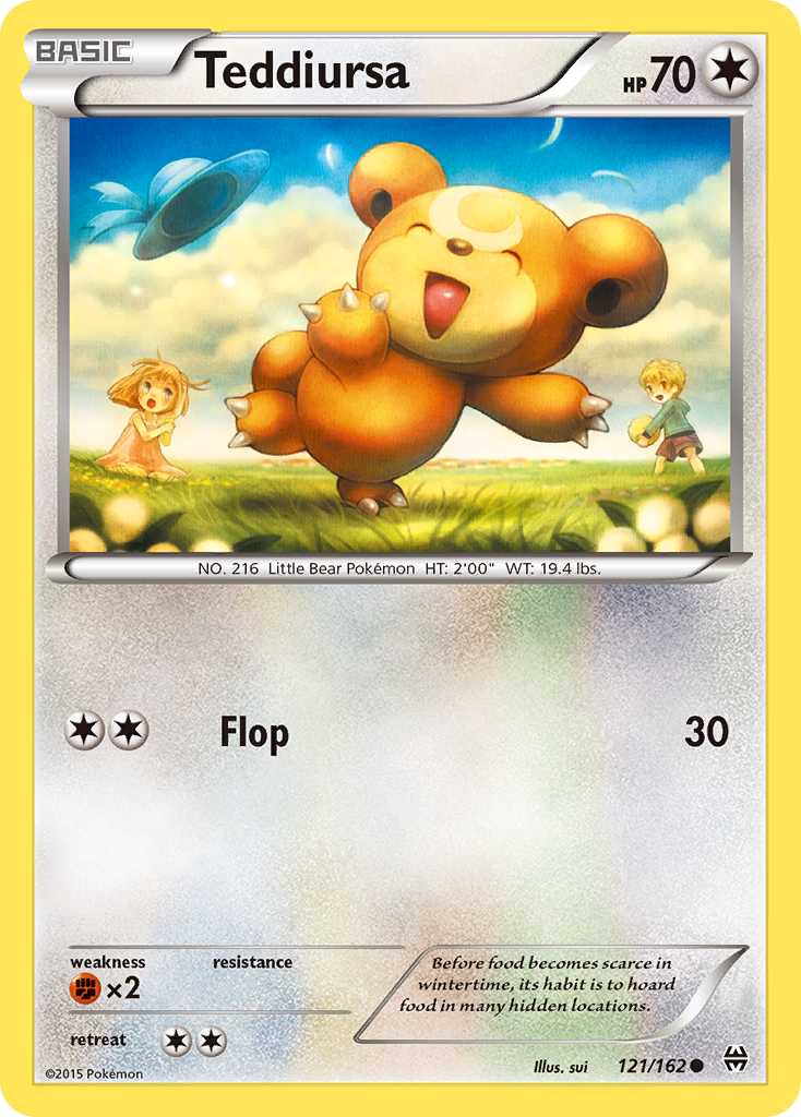 Teddiursa (121/162) [XY: BREAKthrough] | Exor Games Bridgewater