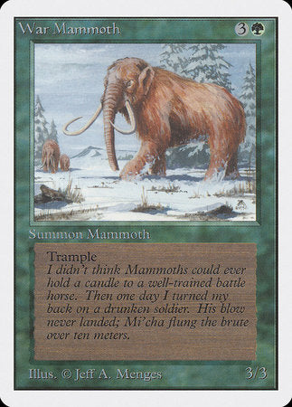 War Mammoth [Unlimited Edition] | Exor Games Bridgewater