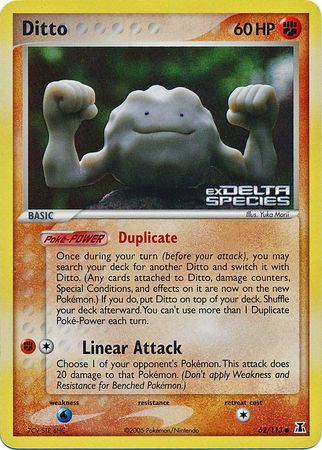 Ditto (62/113) (Stamped) [EX: Delta Species] | Exor Games Bridgewater