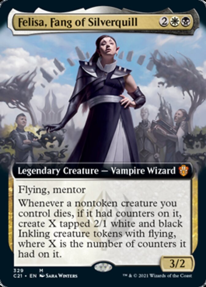 Felisa, Fang of Silverquill (Extended) [Commander 2021] | Exor Games Bridgewater