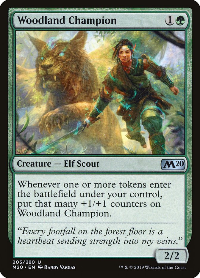 Woodland Champion [Core Set 2020] | Exor Games Bridgewater