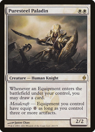 Puresteel Paladin [New Phyrexia] | Exor Games Bridgewater