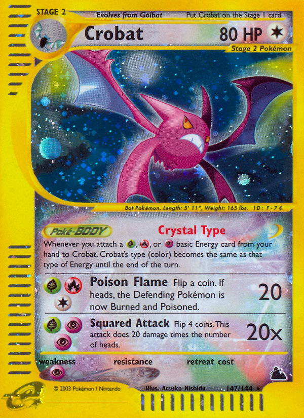 Crobat (147/144) [Skyridge] | Exor Games Bridgewater