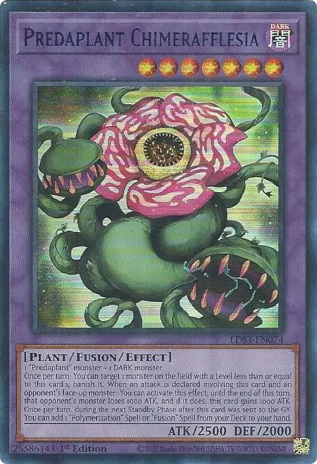 Predaplant Chimerafflesia (Blue) [LDS3-EN074] Ultra Rare | Exor Games Bridgewater