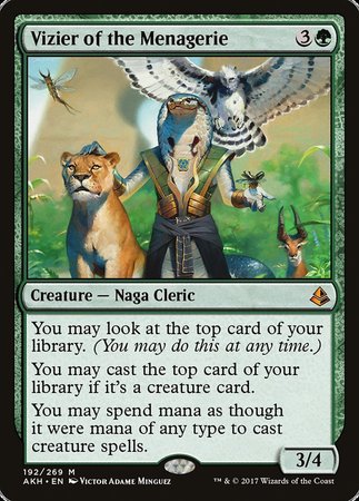 Vizier of the Menagerie [Amonkhet] | Exor Games Bridgewater