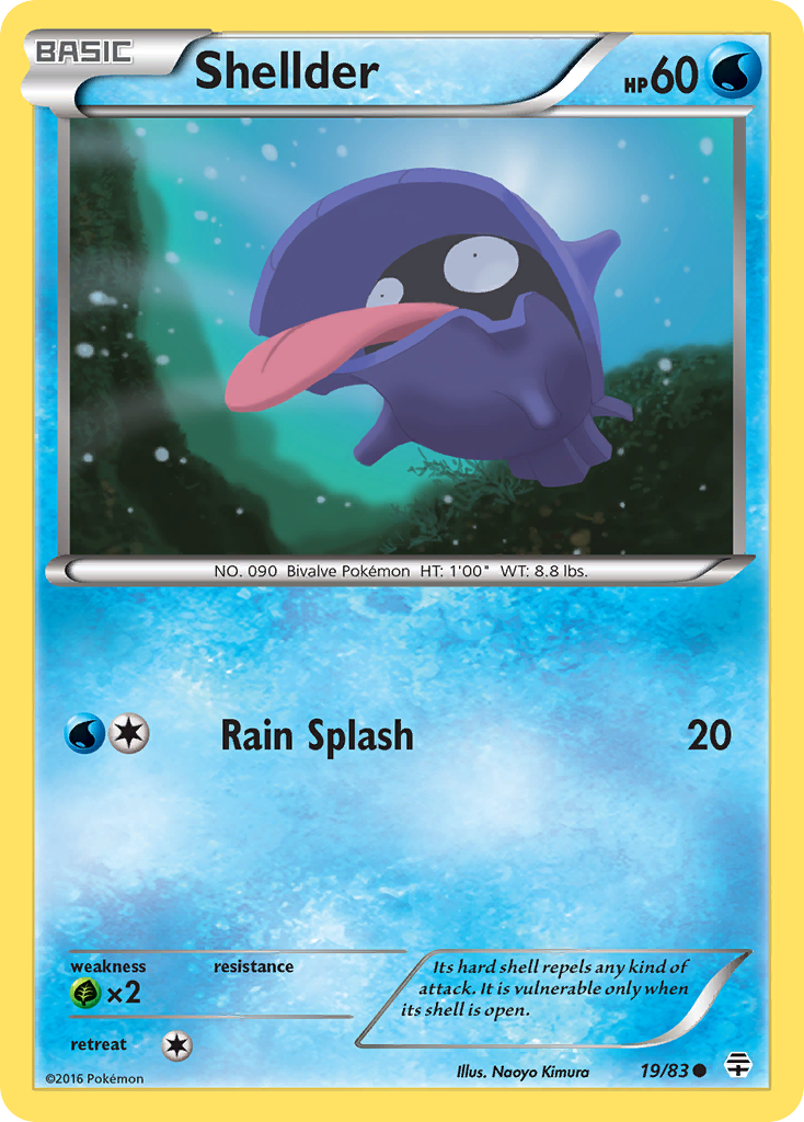 Shellder (19/83) [XY: Generations] | Exor Games Bridgewater