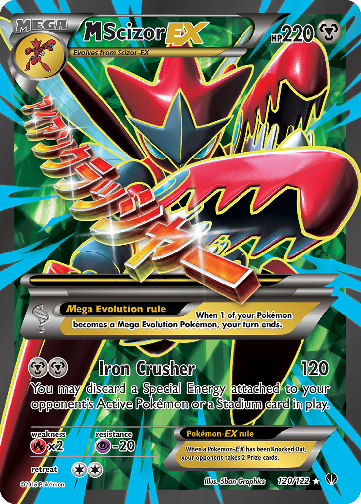 M Scizor EX (120/122) [XY: BREAKpoint] | Exor Games Bridgewater