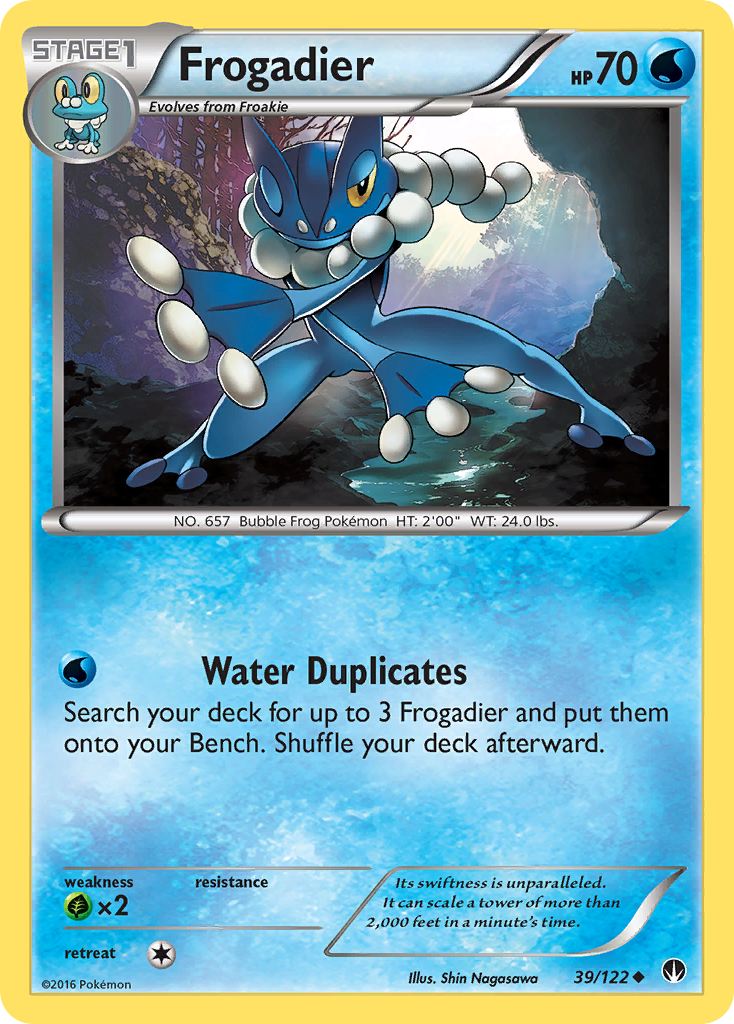 Frogadier (39/122) [XY: BREAKpoint] | Exor Games Bridgewater