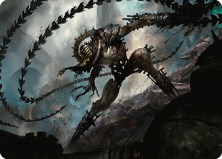 Razorlash Transmogrant Art Card [The Brothers' War Art Series] | Exor Games Bridgewater