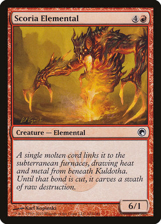 Scoria Elemental [Scars of Mirrodin] | Exor Games Bridgewater