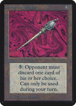Disrupting Scepter [Limited Edition Alpha] | Exor Games Bridgewater