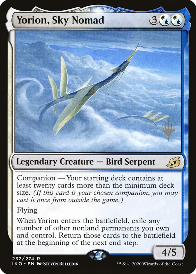 Yorion, Sky Nomad (Promo Pack) [Ikoria: Lair of Behemoths Promos] | Exor Games Bridgewater