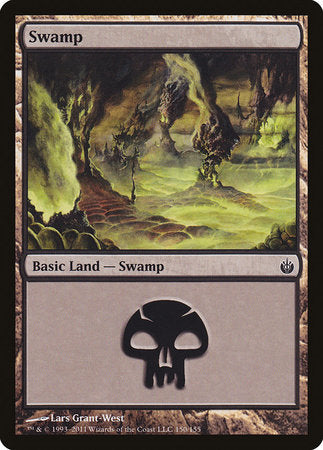 Swamp (150) [Mirrodin Besieged] | Exor Games Bridgewater