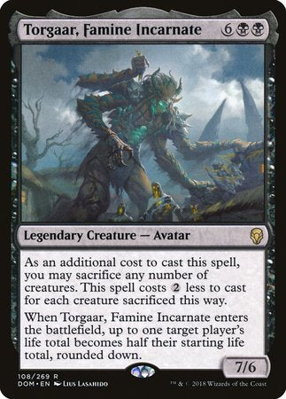 Torgaar, Famine Incarnate [Dominaria] | Exor Games Bridgewater