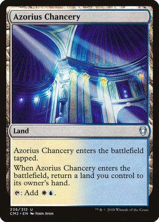Azorius Chancery [Commander Anthology Volume II] | Exor Games Bridgewater