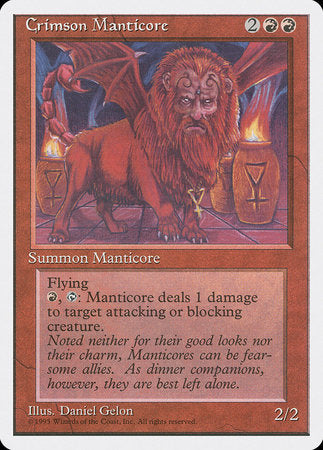 Crimson Manticore [Fourth Edition] | Exor Games Bridgewater