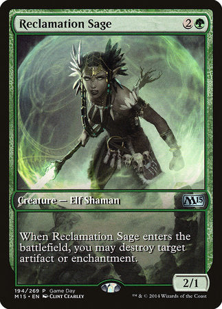 Reclamation Sage [Magic 2015 Promos] | Exor Games Bridgewater