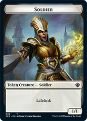Insect // Soldier Double-Sided Token [Starter Commander Decks] | Exor Games Bridgewater