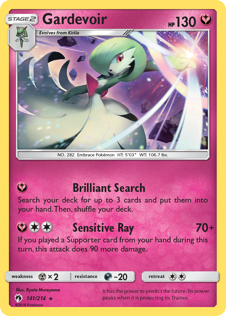 Gardevoir (141/214) [Sun & Moon: Lost Thunder] | Exor Games Bridgewater