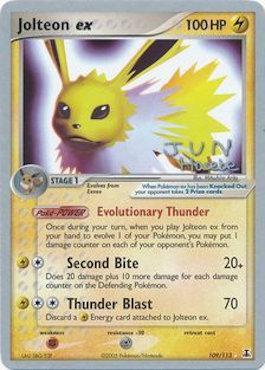 Jolteon ex (109/113) (Flyvees - Jun Hasebe) [World Championships 2007] | Exor Games Bridgewater