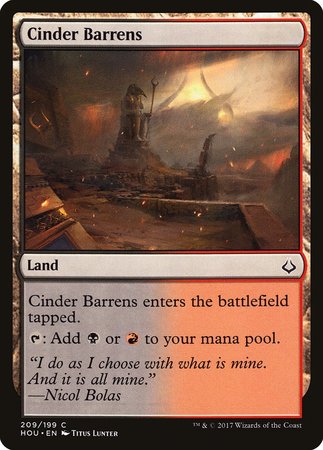 Cinder Barrens [Hour of Devastation] | Exor Games Bridgewater