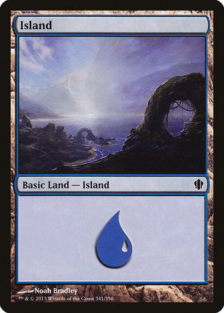 Island (341) [Commander 2013] | Exor Games Bridgewater