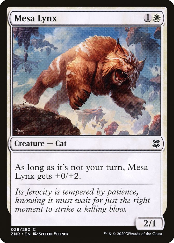 Mesa Lynx [Zendikar Rising] | Exor Games Bridgewater