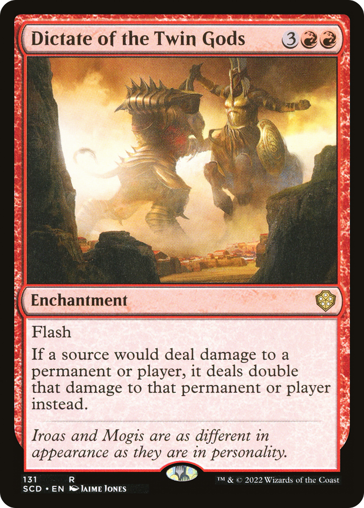 Dictate of the Twin Gods [Starter Commander Decks] | Exor Games Bridgewater