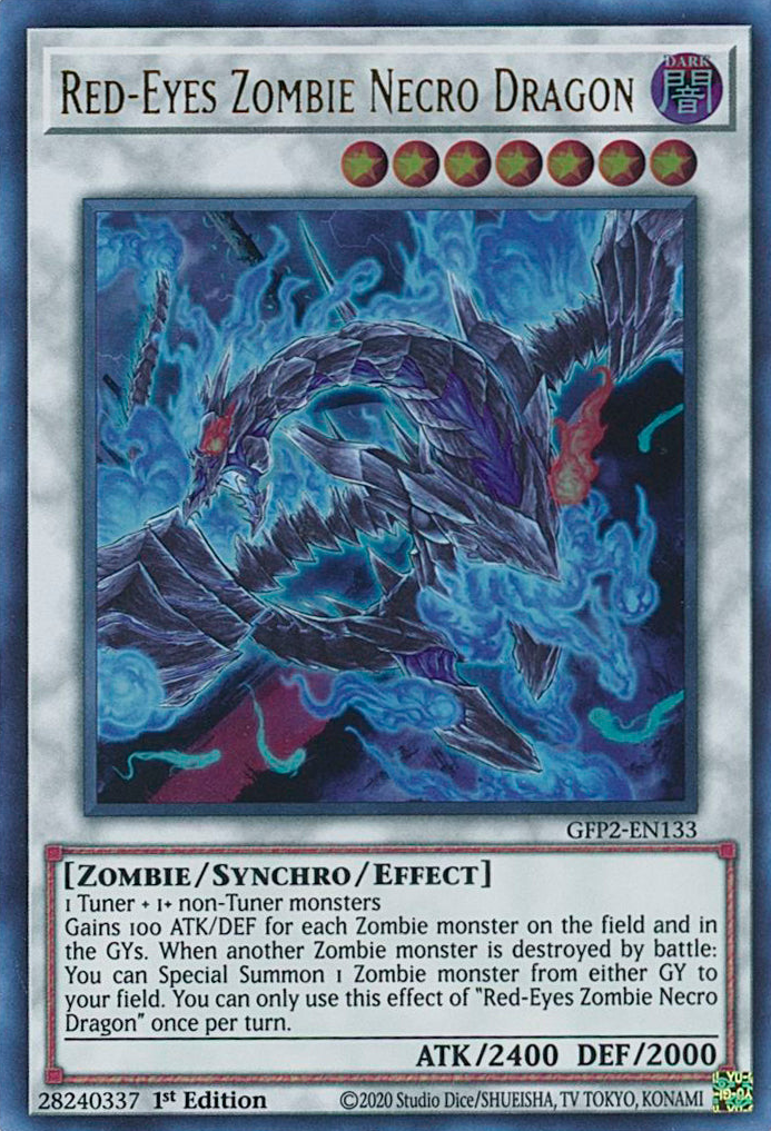 Red-Eyes Zombie Necro Dragon [GFP2-EN133] Ultra Rare | Exor Games Bridgewater