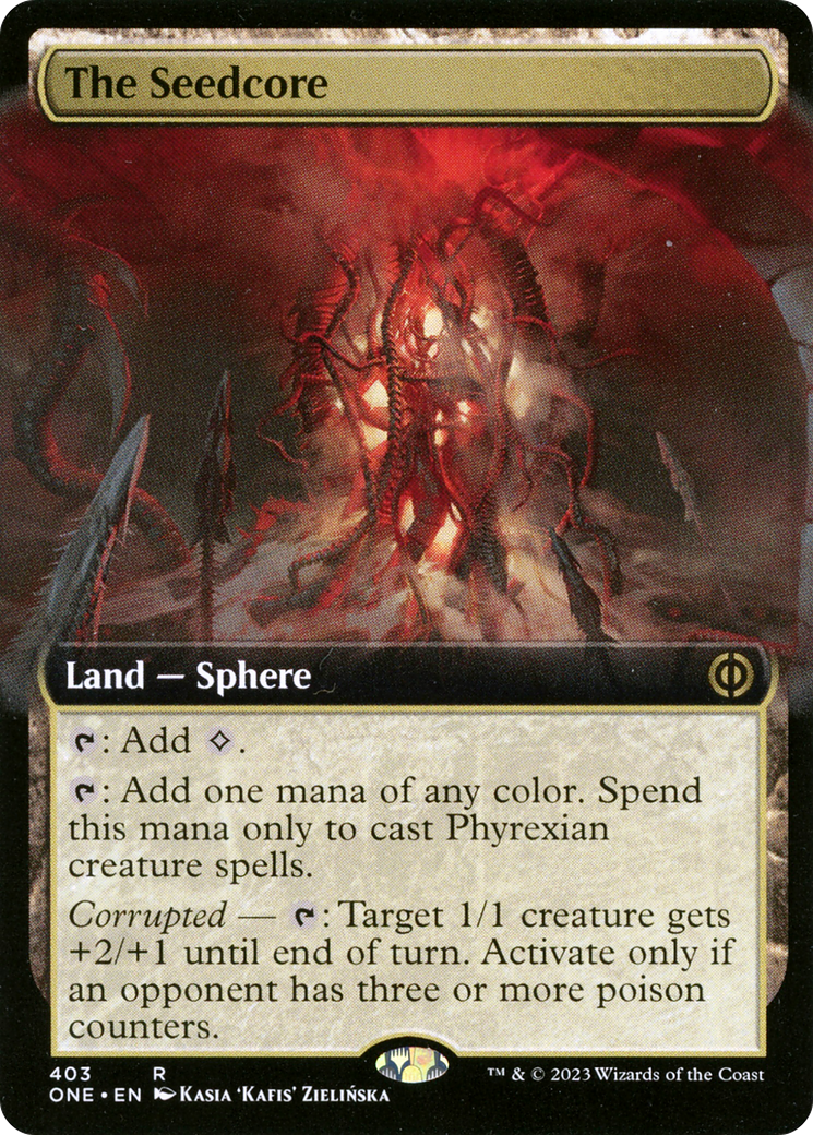 The Seedcore (Extended Art) [Phyrexia: All Will Be One] | Exor Games Bridgewater