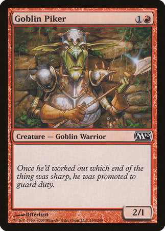 Goblin Piker [Magic 2010] | Exor Games Bridgewater