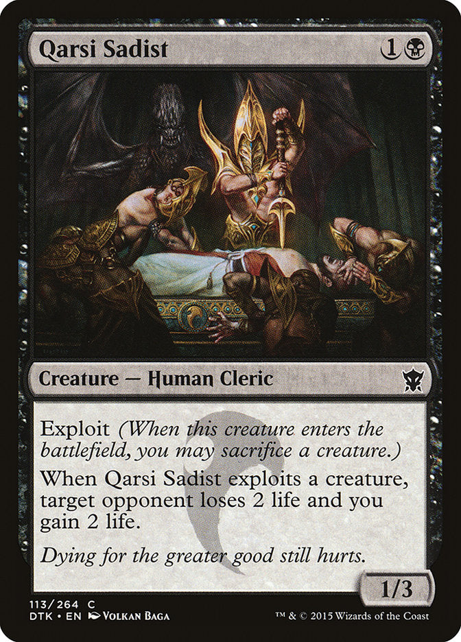 Qarsi Sadist [Dragons of Tarkir] | Exor Games Bridgewater