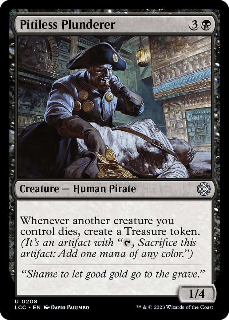 Pitiless Plunderer [The Lost Caverns of Ixalan Commander] | Exor Games Bridgewater