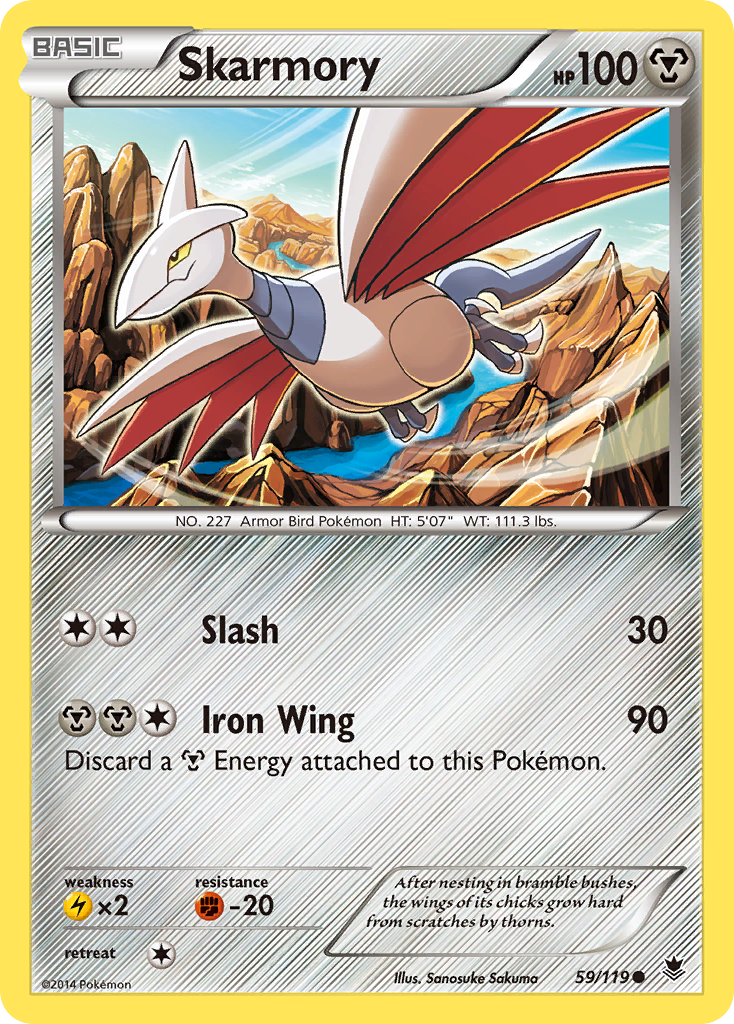 Skarmory (59/119) [XY: Phantom Forces] | Exor Games Bridgewater