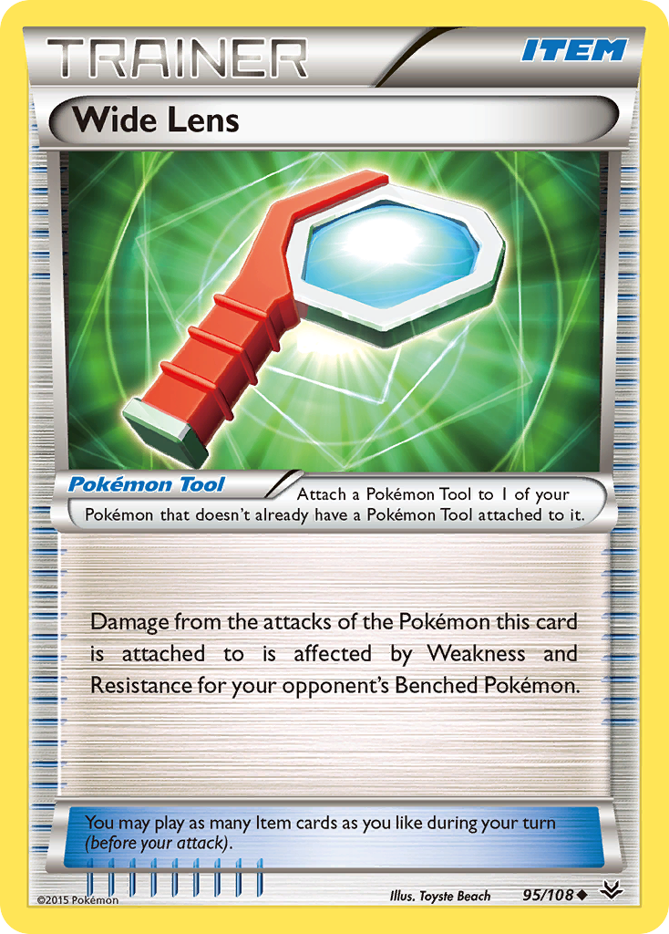 Wide Lens (95/108) [XY: Roaring Skies] | Exor Games Bridgewater