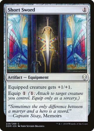 Short Sword [Dominaria] | Exor Games Bridgewater