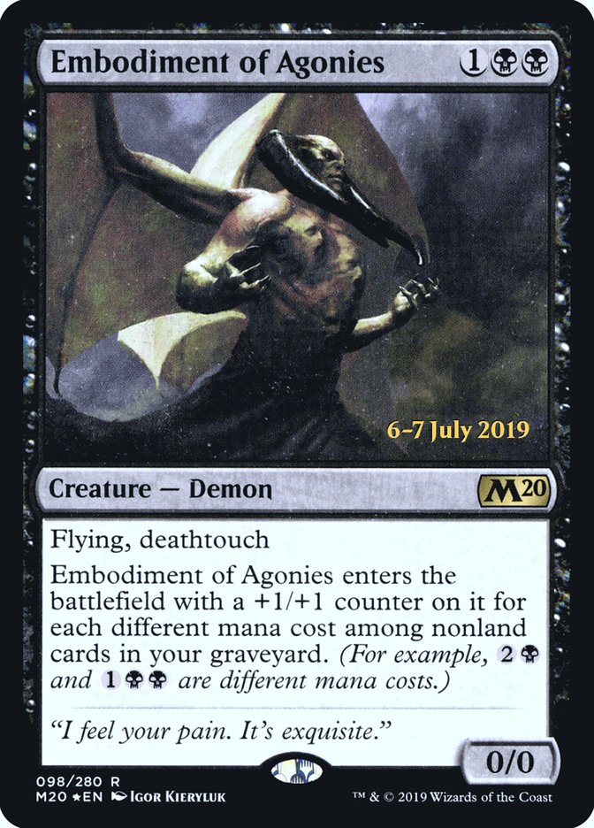 Embodiment of Agonies  [Core Set 2020 Prerelease Promos] | Exor Games Bridgewater