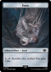 Human Soldier (0014) // Food (0024) Double-Sided Token (Surge Foil) [The Lord of the Rings: Tales of Middle-Earth Tokens] | Exor Games Bridgewater