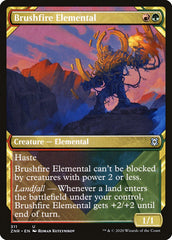 Brushfire Elemental (Showcase) [Zendikar Rising] | Exor Games Bridgewater