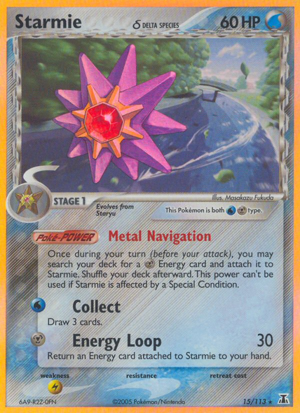 Starmie (15/113) (Delta Species) [EX: Delta Species] | Exor Games Bridgewater